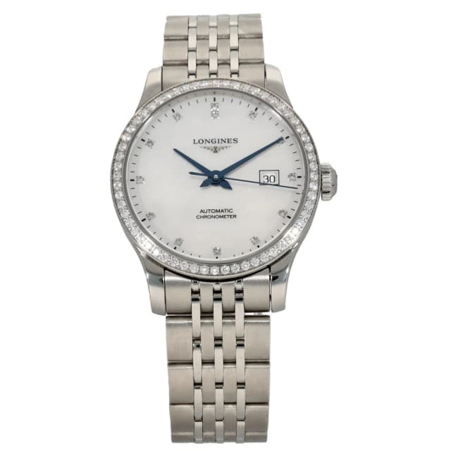 Longines Record L2.321.0 30mm Stainless Steel Watch from H&T, photo 1 of 1