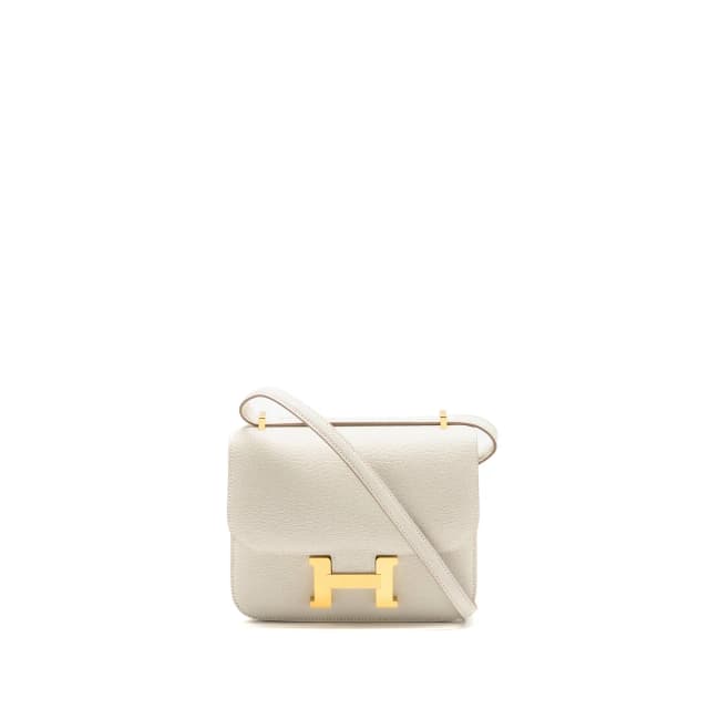 Hermès Mini constance Chevre Mysore Mushroom GHW stamp B in Goatskin from EMIER, photo 1 of 1