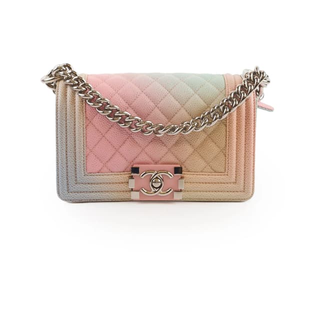 Chanel Small Boy Rainbow Caviar in Caviar leather from The Purse Affair, photo 1 of 1