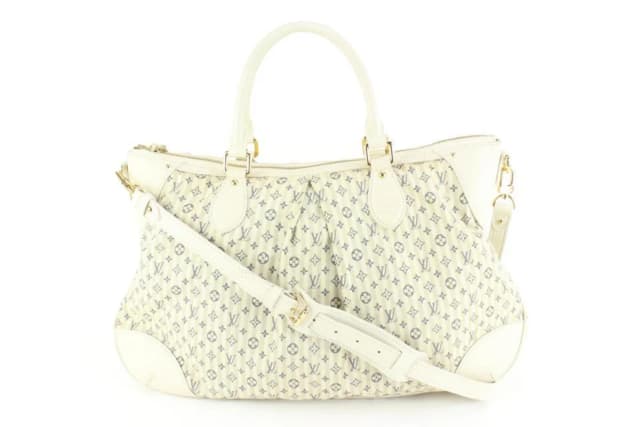 Louis Vuitton Navy x Ivory Mini Lin Croisette Marina GM 2way in White Canvas from Bagriculture, photo 1 of 1
