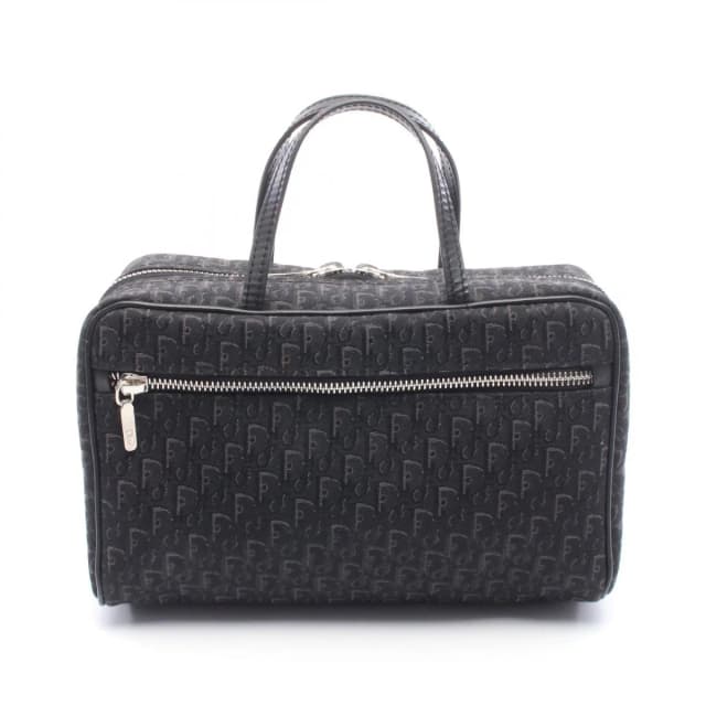 Dior Handbag Street Chic Trotter Black Canvas Leather in Black Canvas from The Reluxe, photo 1 of 1