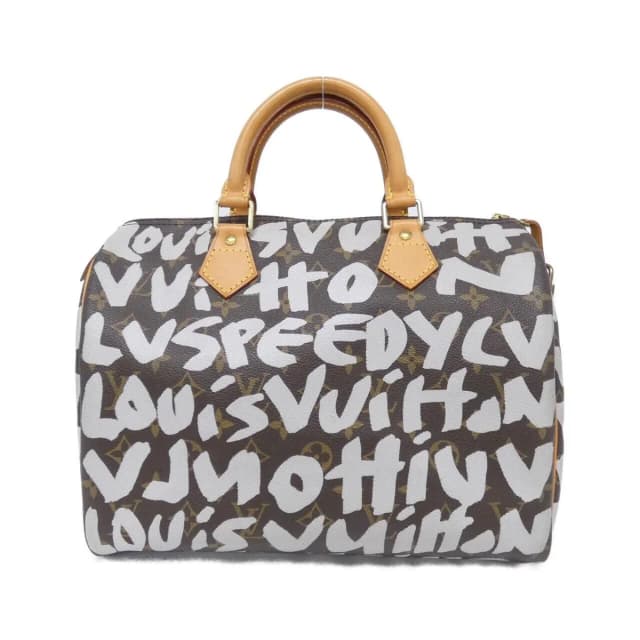 Louis Vuitton Vintage Monogram Graffiti Speedy 30 Boston Bag in Coated canvas from The Reluxe, photo 1 of 1