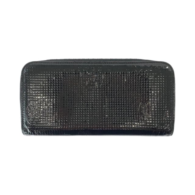 Cartier Happy Birthday Enamel Long Wallet in Black Patent Leather from LuxUness, photo 1 of 1