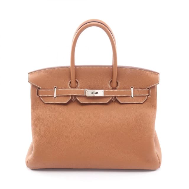 Hermès Handbag Birkin 35 Gold Leather in Gold Leather from The Reluxe, photo 1 of 1