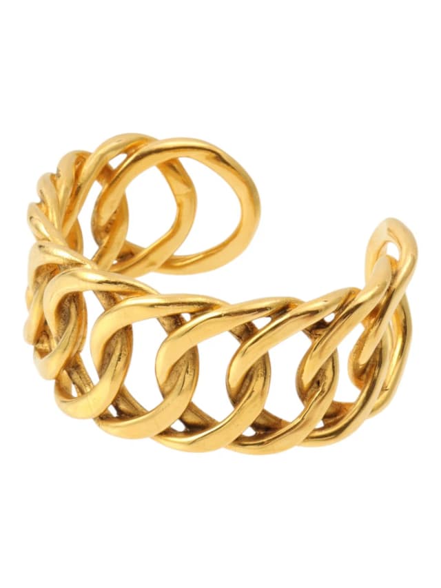 Chanel CC Mark Chain Bangle Gold from VINTAGE QOO TOKYO, photo 1 of 1