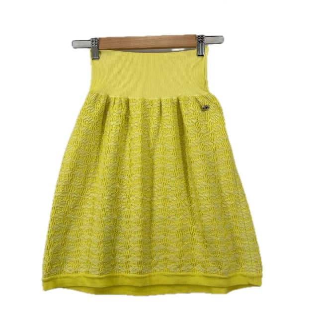 Chanel Flare Skirt SS Cotton Yellow 36 in Yellow from The Reluxe, photo 1 of 1