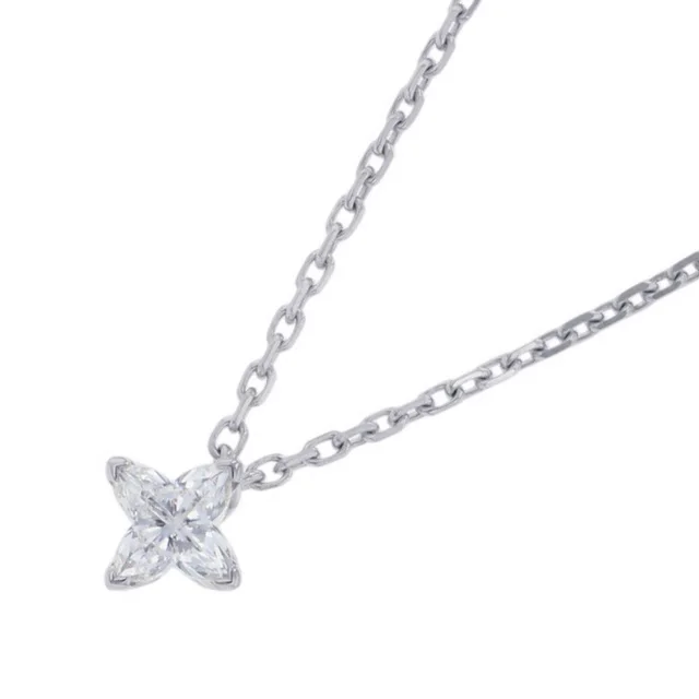 Necklace LV Diamond Pendant Star Total 18K White Gold in White from The Reluxe, photo 1 of 1