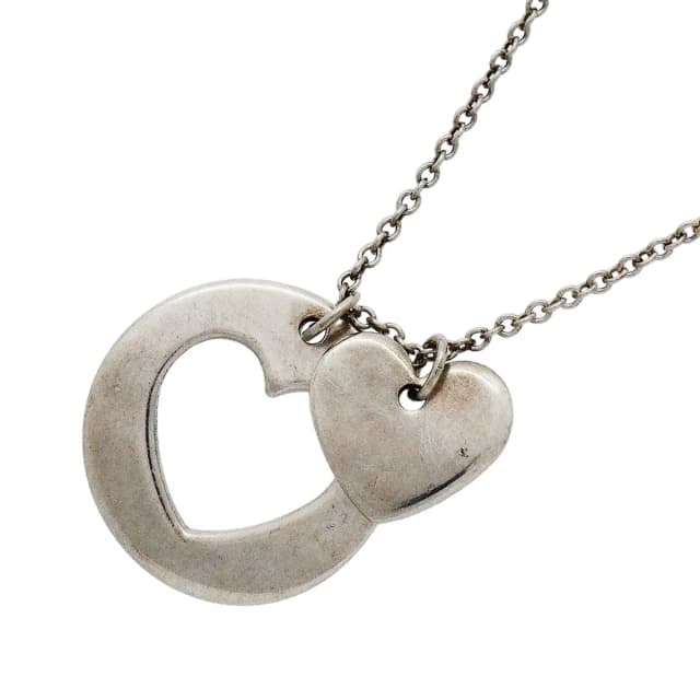 Tiffany & Co. Necklace Stencil Heart 925 Sterling Silver in Silver from The Reluxe, photo 1 of 1