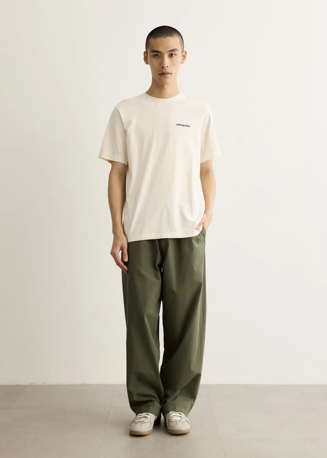 Patagonia P-6 Logo T-Shirt in Undyed Natural, image 1 of 1 from Incu