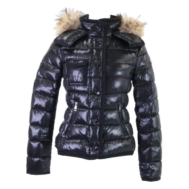 Moncler Armoise Down Jacket with Fur Hood 00 in Nylon from The Reluxe, photo 1 of 1