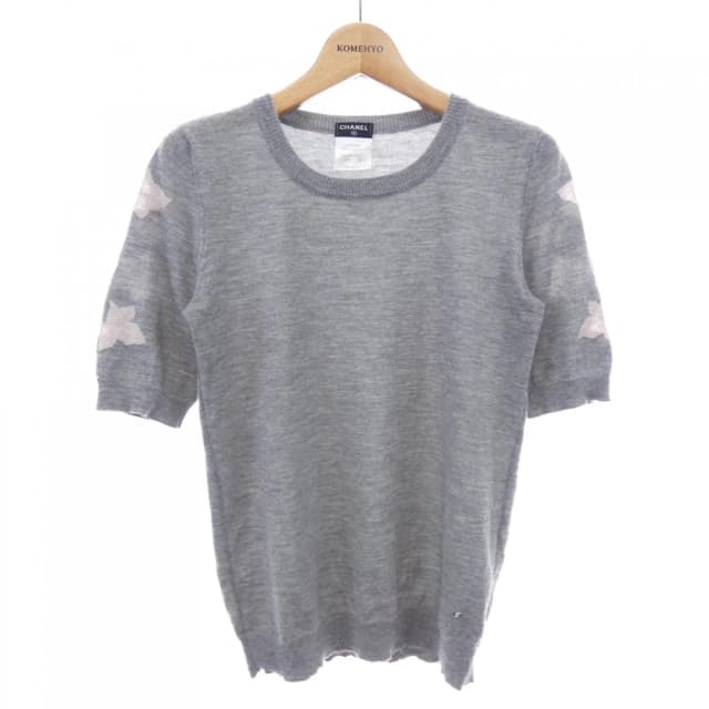 Chanel Knit Sweater Gray in Grey Cashmere from The Reluxe, photo 1 of 1