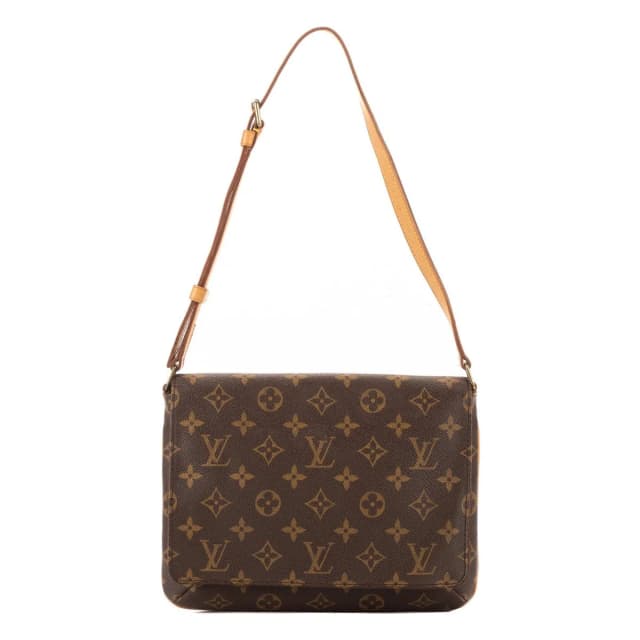 Louis Vuitton Musette Tango Brown Monogram Canvas Shoulder Bag in Brown Coated canvas from The Reluxe, photo 1 of 1