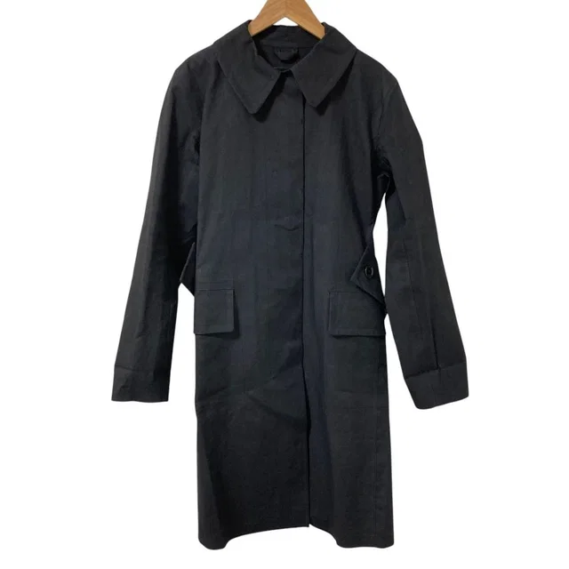 Louis Vuitton Mackintosh Lining Monogram Rubberized Soutien Collar Coat 38 Black in Black from The Reluxe, photo 1 of 1
