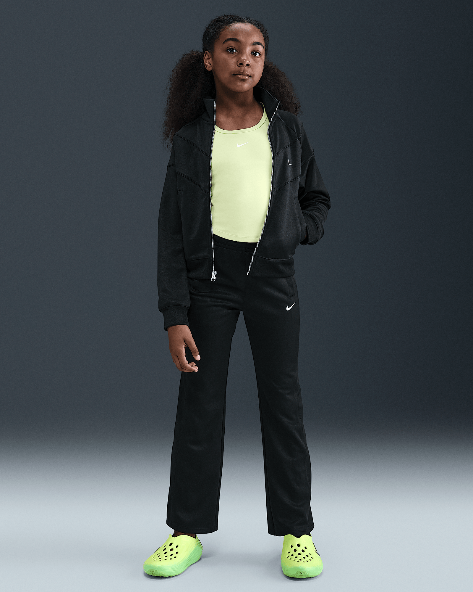 Nike Sportswear in Black/Black/White, image 1 of 1 from Nike