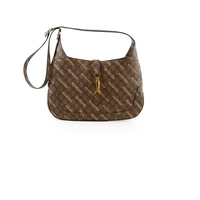 Balenciaga Medium The Hacker Project Jackie GG supreme Canvas Hobo bag Beige in Beige Canvas from The Purse Affair, photo 1 of 1