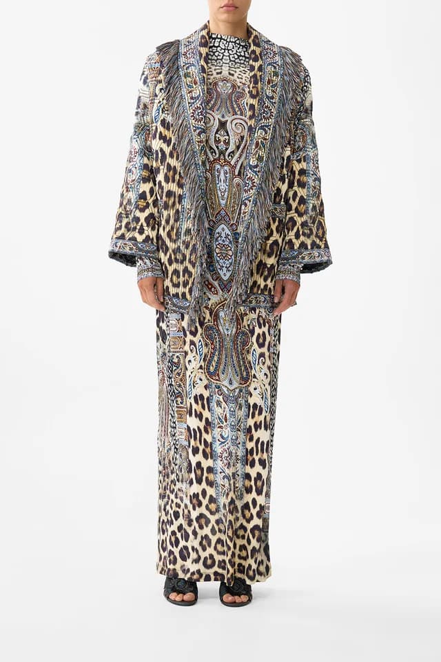 Camilla eBoutique QUILTED ROLL COLLAR COAT ISTANBUL ANIMALIA, image 1 of 1 from CAMILLA