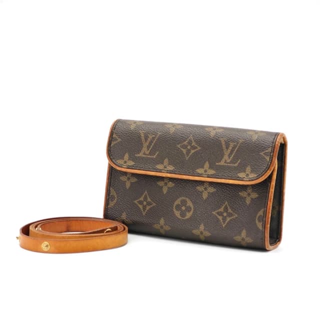 Louis Vuitton Florentine Shoulder Bag Small Pochette Brown in Brown Coated canvas from The Reluxe, photo 1 of 1