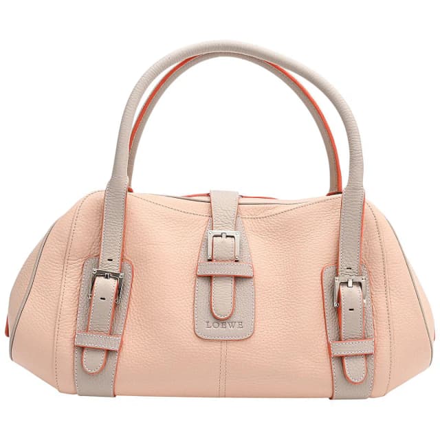 Loewe Senda handbag pink beige / gray from VINTAGE QOO TOKYO, photo 1 of 1