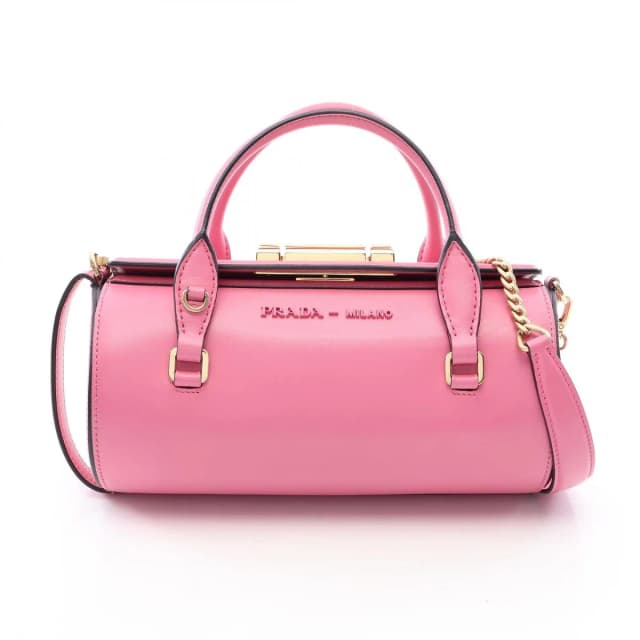 Prada Civil 2-Way Pink Leather Shoulder Bag in Pink Leather from The Reluxe, photo 1 of 1