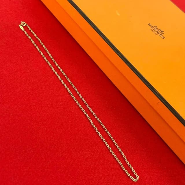 Hermès Vintage Chain Necklace 18k Yellow Gold in Yellow from The Reluxe, photo 1 of 1
