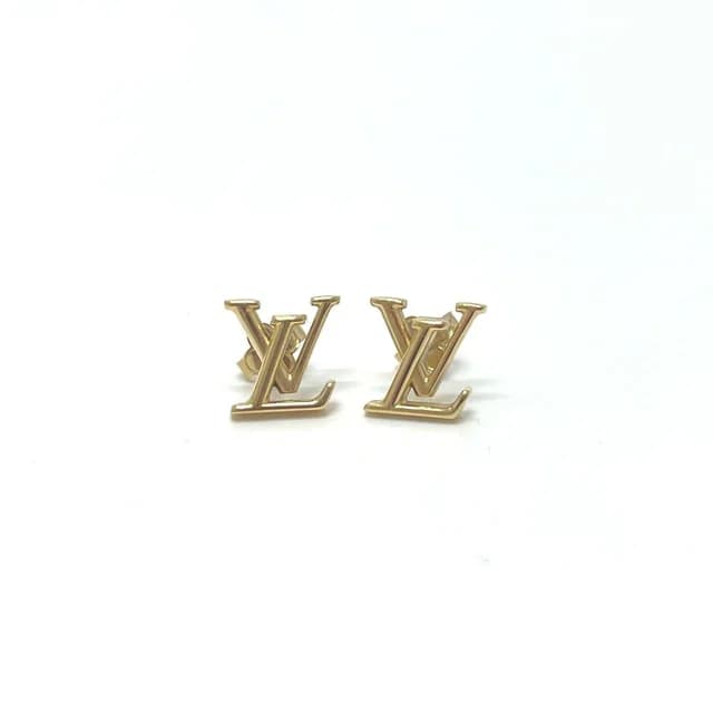Earrings LV Iconic Metal Gold in Gold from The Reluxe, photo 1 of 1