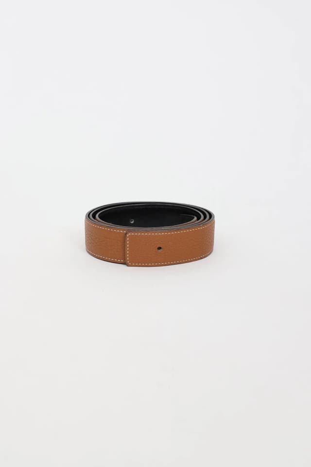 Hermès 2010 Reversible Belt Strap in Togo leather from VSP Consignment, photo 1 of 1