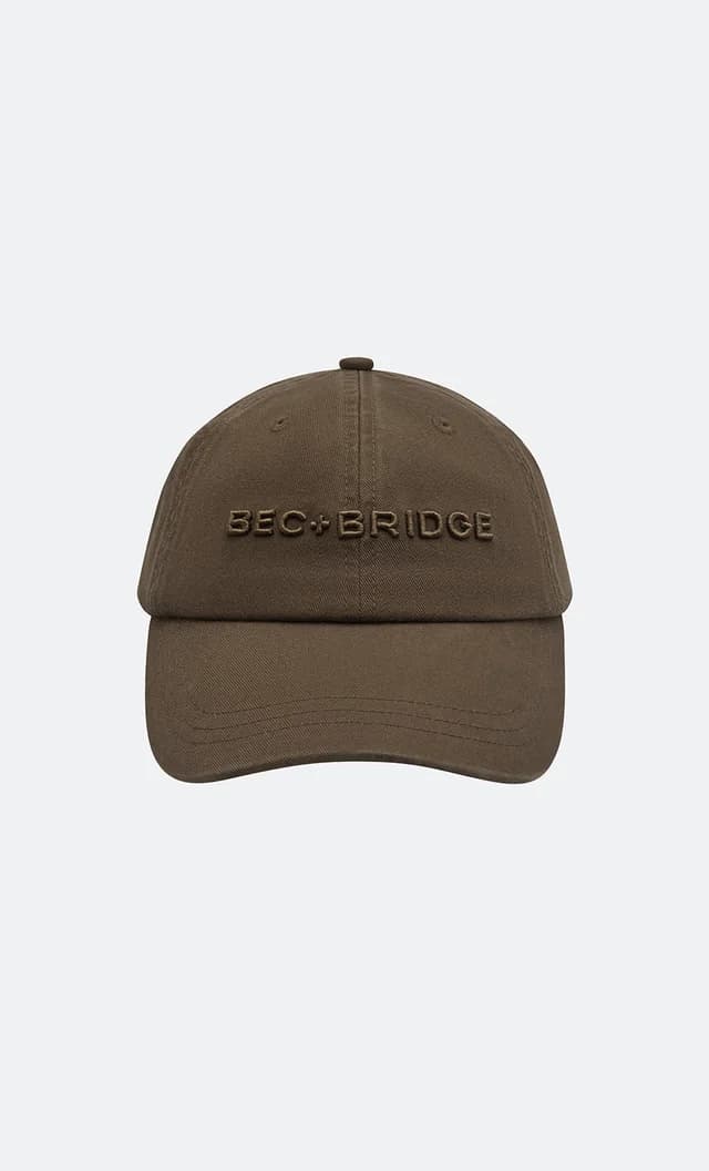 Bec&Bridge 3D EMBROIDERY CAP - CHOC, image 1 of 1 from BEC + BRIDGE