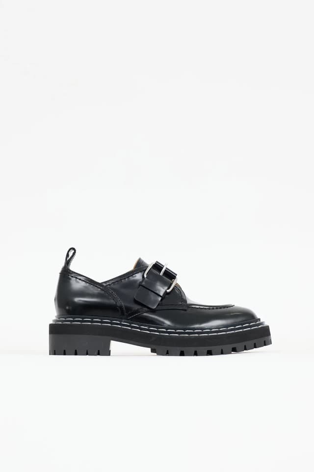 Proenza Schouler Buckled Loafer in Leather from VSP Consignment, photo 1 of 1