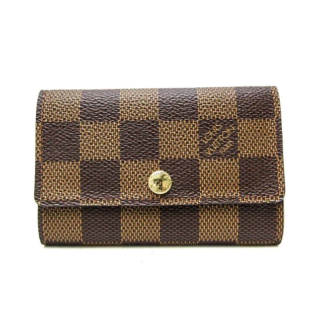Louis Vuitton Damier Multicles 6 N62630 Men,Women Damier Canvas Key Case Ebene in Brown Damier Canvas from Elady, photo 1 of 1