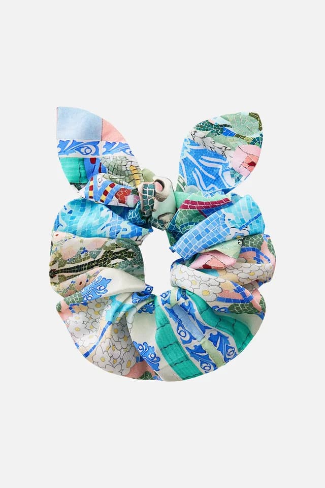 Camilla eBoutique SCRUNCHIE WITH TIE MIDSUMMER MOSAICS, image 1 of 1 from CAMILLA