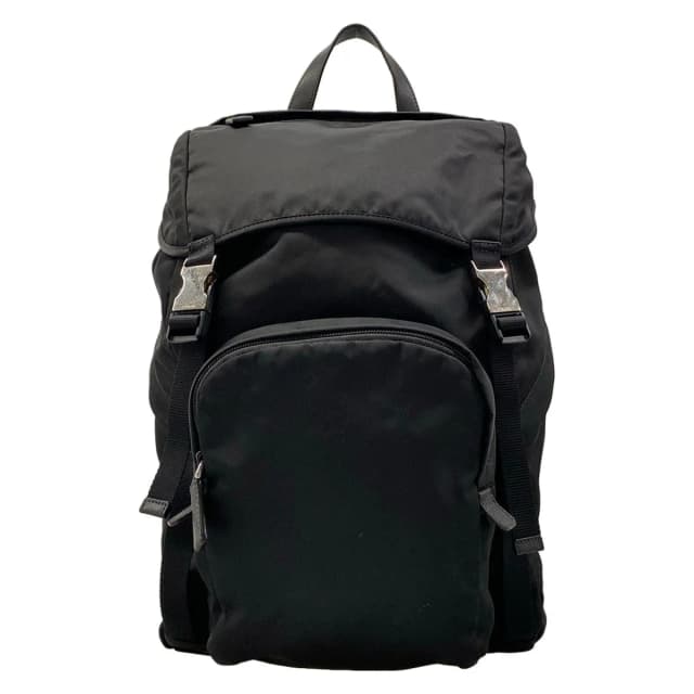 Prada Backpack Black Leather in Black Leather from The Reluxe, photo 1 of 1