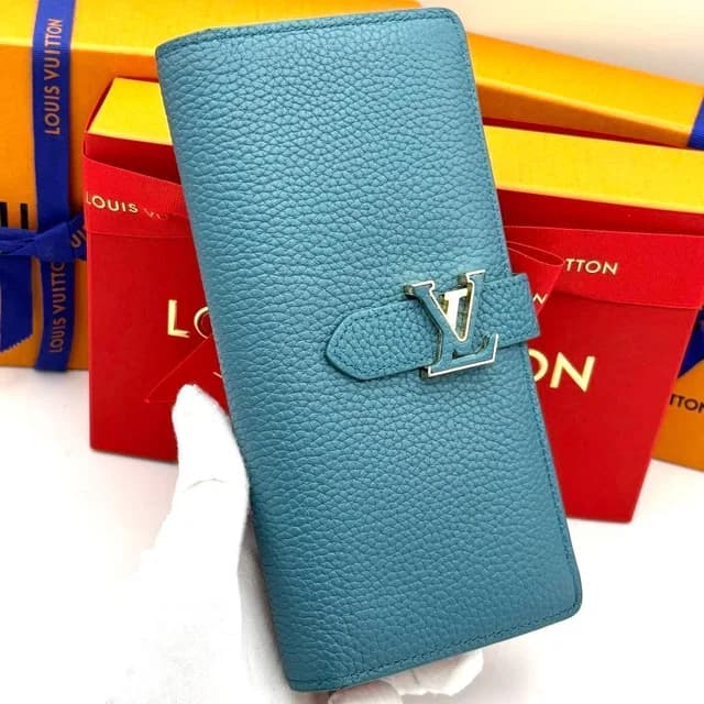 Wallet LV Vertical Light Blue in Blue from The Reluxe, photo 1 of 1
