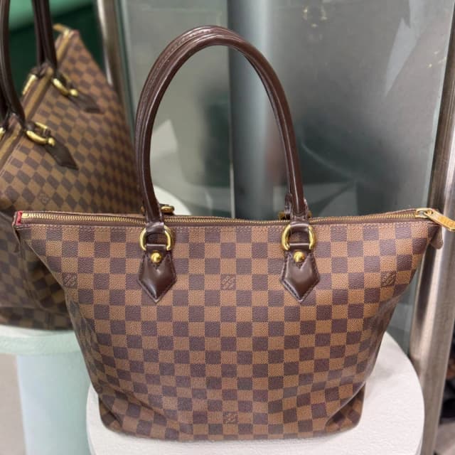 Louis Vuitton Damier Brown Checked Neverfull in Brown Coated canvas from Revivre Luxury Consignment, photo 1 of 1