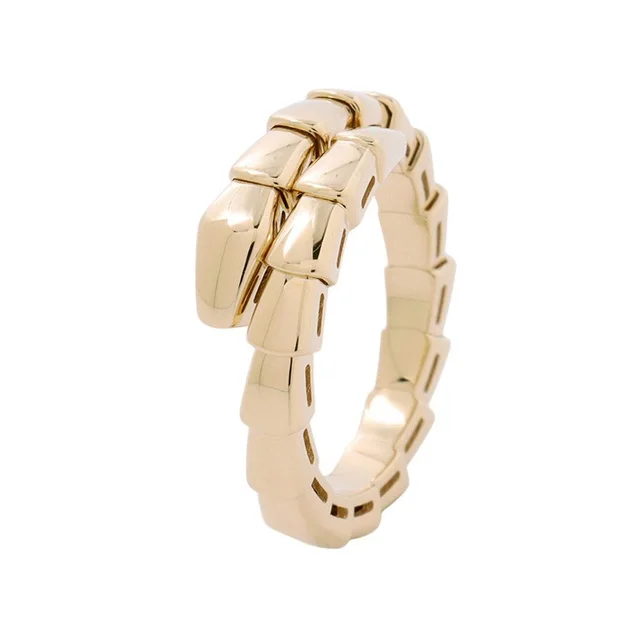 Bvlgari Ring Serpenti Viper 18k Yellow Gold XL in Yellow from The Reluxe, photo 1 of 1