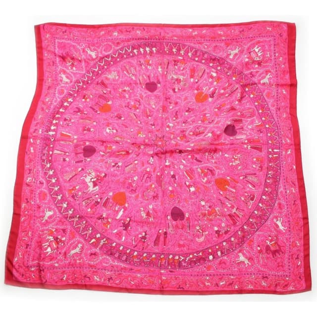 Hermès Carre Silk Avec L'aimable Autorisation du Lalbhai Dalpatbhai Institute in Silk from The Reluxe, photo 1 of 1
