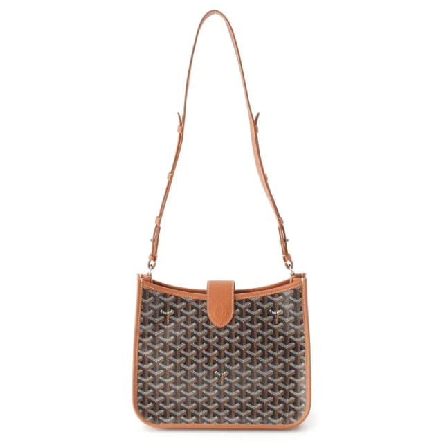 Goyard Musette PM Leather Shoulder Bag Black in Black Leather from The Reluxe, photo 1 of 1