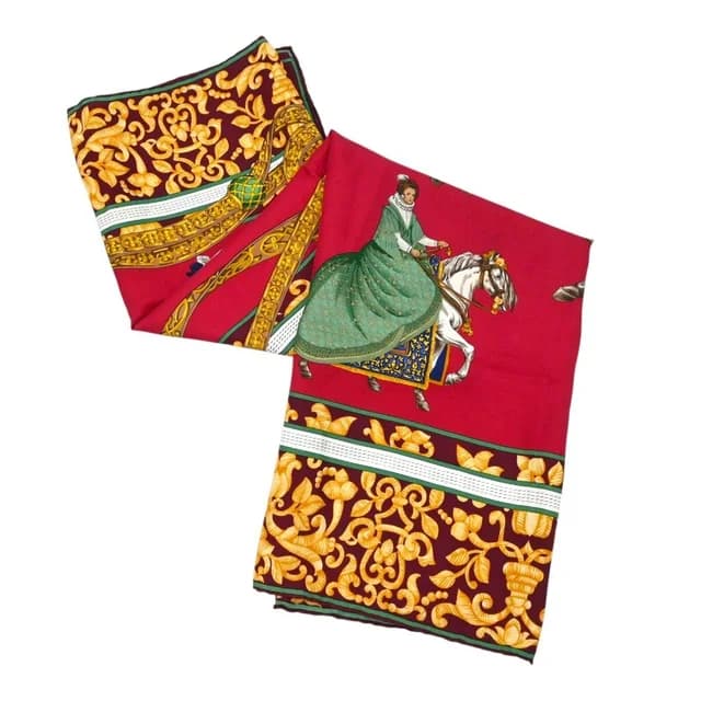 Loewe Velazquez Escuestre Scarf in Silk from Clotheshorse Anonymous, photo 1 of 1