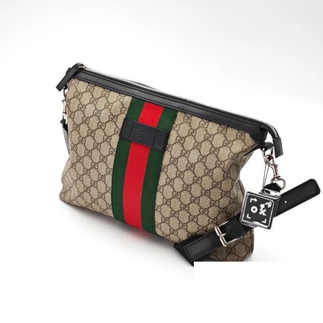 Gucci Messenger Bag Beige in Beige Canvas from The Reluxe, photo 1 of 1