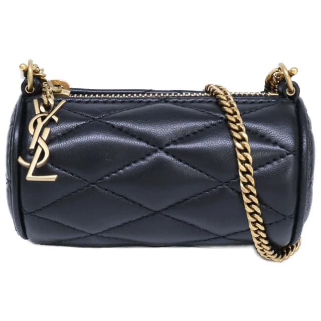 Saint Laurent Lambskin Sado Micro Tube Chain in Lambskin from The Reluxe, photo 1 of 1