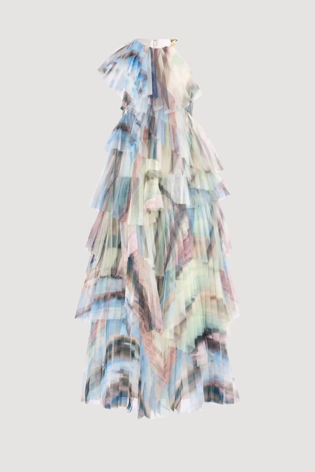 AJE Westlyn Gown in BLUE REVERIE, image 1 of 1 from Aje