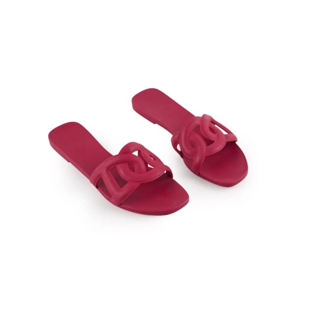 Hermès Aloha Flat Sandals Fuchsia Pink Shoes Size 37 in Pink from The Purse Affair, photo 1 of 1