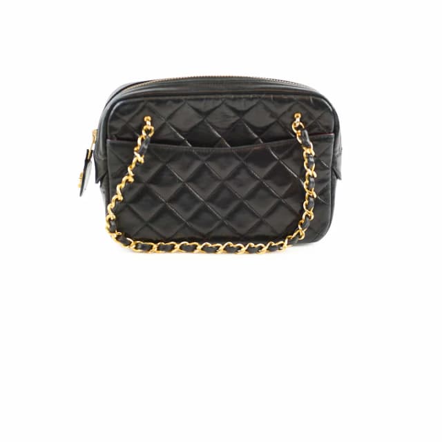 Chanel Vintage Camera Bag 1 Series in Black Lambskin from The Purse Affair, photo 1 of 1