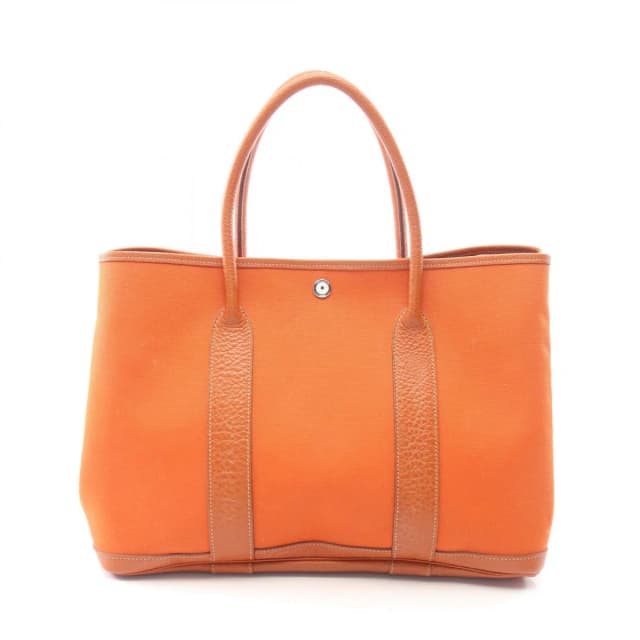 Hermès Tote Bag Garden Party PM Potiron Leather Canvas in Canvas from The Reluxe, photo 1 of 1