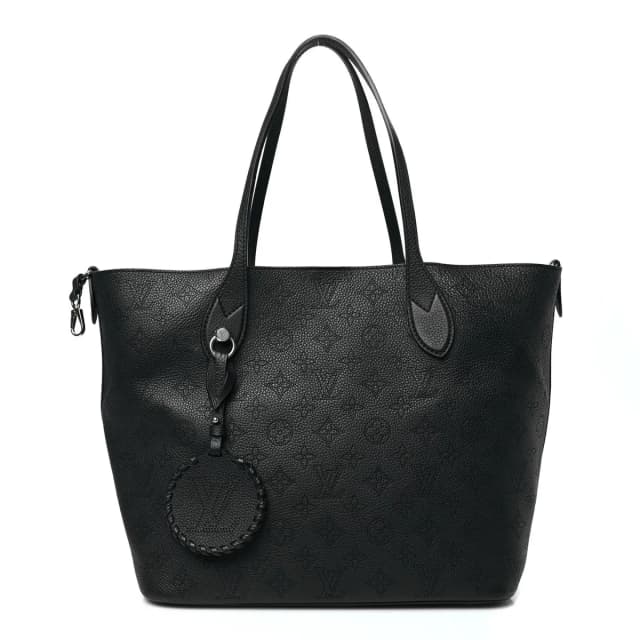 Louis Vuitton Blossom MM Mahina Leather Bag - Black in Black Leather from H&T, photo 1 of 1