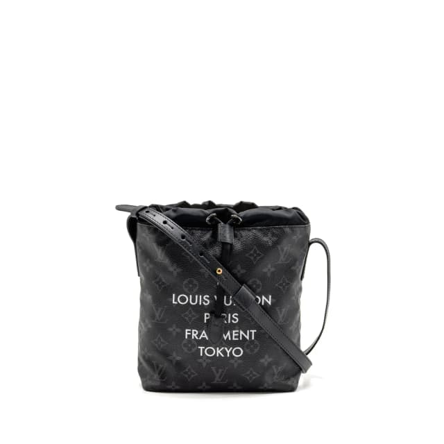 Louis Vuitton Monogram Eclipse Fragment Nano Bag Canvas Black SHW in Black Canvas from EMIER, photo 1 of 1
