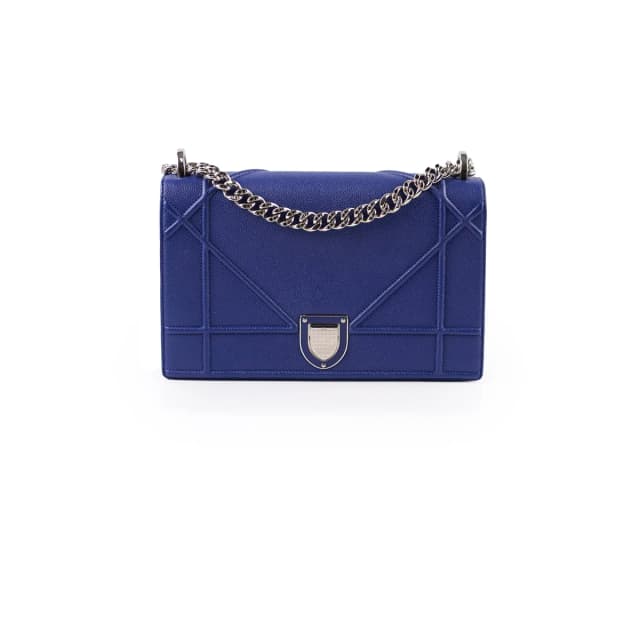 Dior Diorama Medium Navy Grained in Navy Caviar leather from The Purse Affair, photo 1 of 1