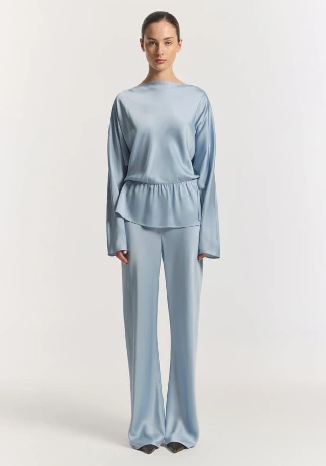 VIKTORIA & WOODS Locket Top in PORTRAIT BLUE, image 1 of 1 from Viktoria & Woods
