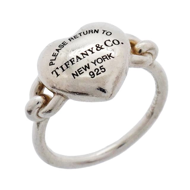 Ring Return to Tiffany Full Heart 925 Sterling Silver in Silver from The Reluxe, photo 1 of 1