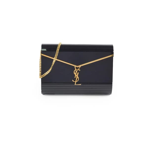 Saint Laurent Vicky minaudière Wallet on Chain WOC in Resin from The Purse Affair, photo 1 of 1