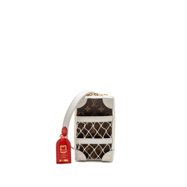 Louis Vuitton x NBA Soft Trunk Phone Box Monogram Canvas/Leather Brown/White/Red/Blue GHW in Brown Coated canvas from EMIER, photo 1 of 1